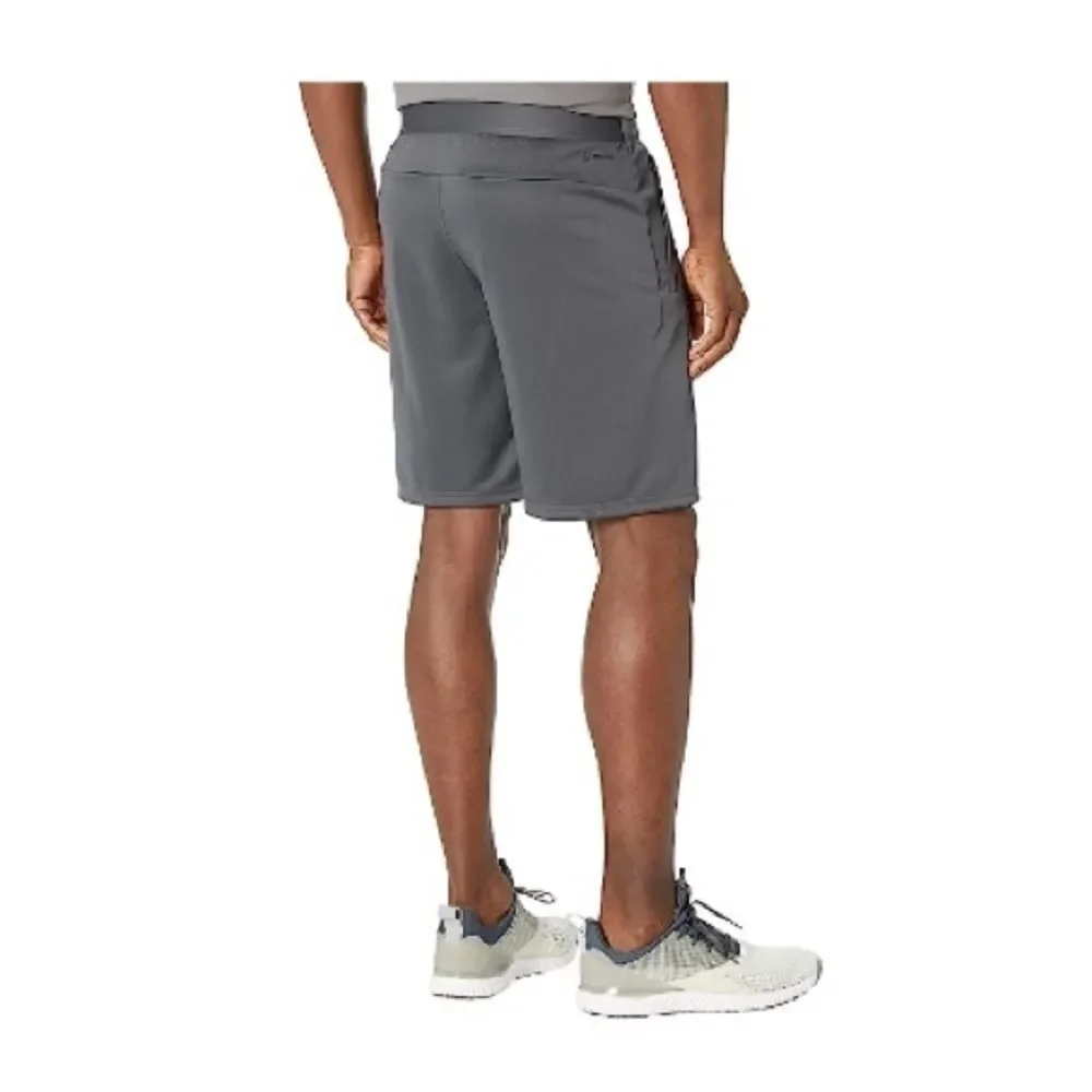 Adidas Men's Camo-Filled Logo Moisture-Wicking Training Shorts - Dgh/coral/blk
